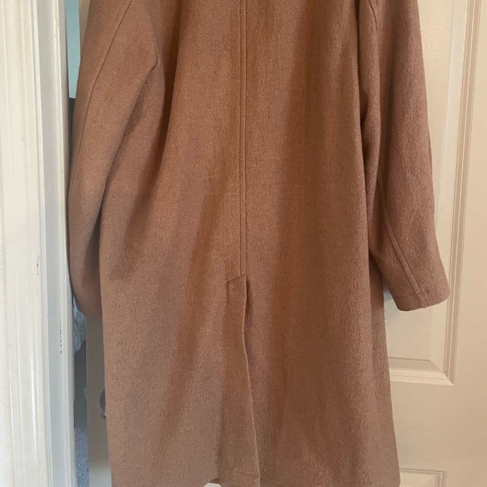 Saturdays New York City -Morgan Overcoat Toasted Coconut EXCELLENT condition - Picture 6 of 6
